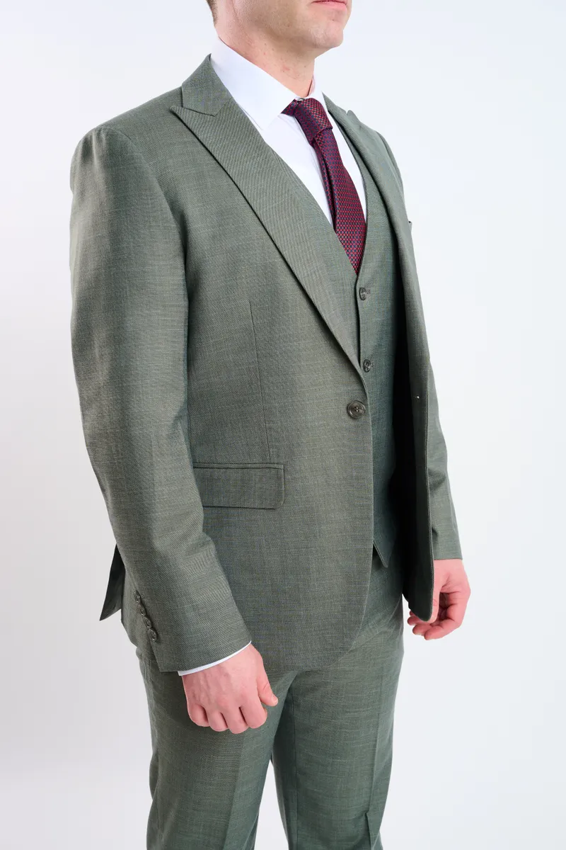 Traje verde seco